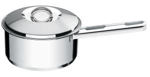 Panela Tramontina em Aço Inox Fundo Triplo com Tampa e Cabo 16 cm de diâmetro 1,4 L