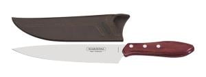 Faca para Carne 8&quot; em Aço Inox Polywood Vermelho Tramontina 21189078